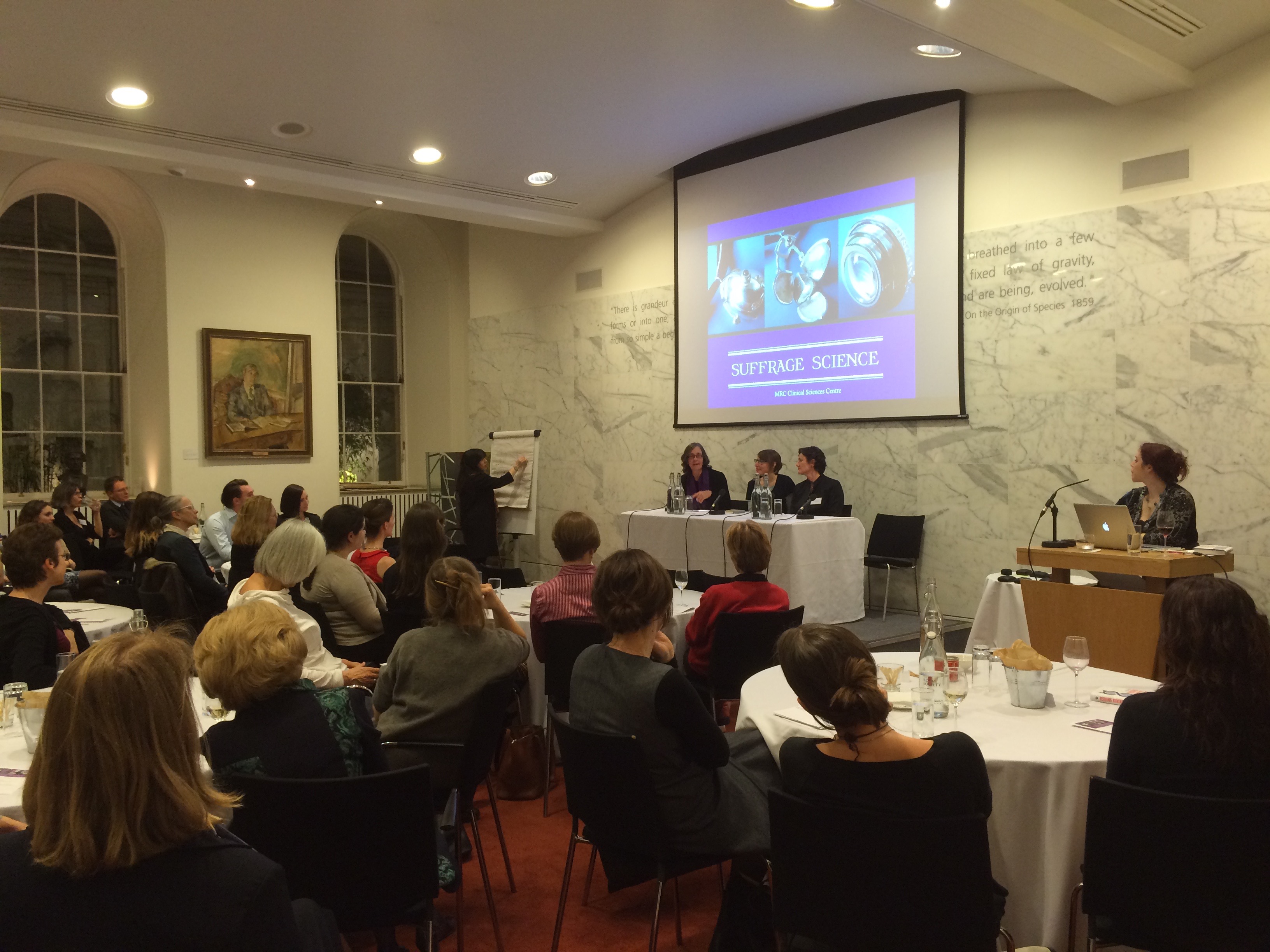 Suffrage Science awards ceremony at the Royal Society