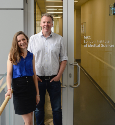 Lucy Penfold and Dave Carling at the MRC LMS