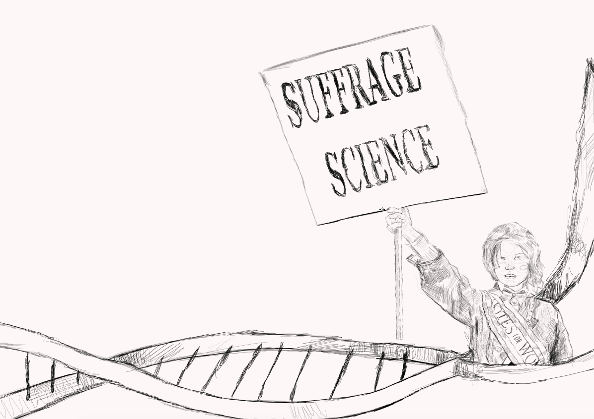 Artist takes inspiration from the Suffrage Science awards ceremony